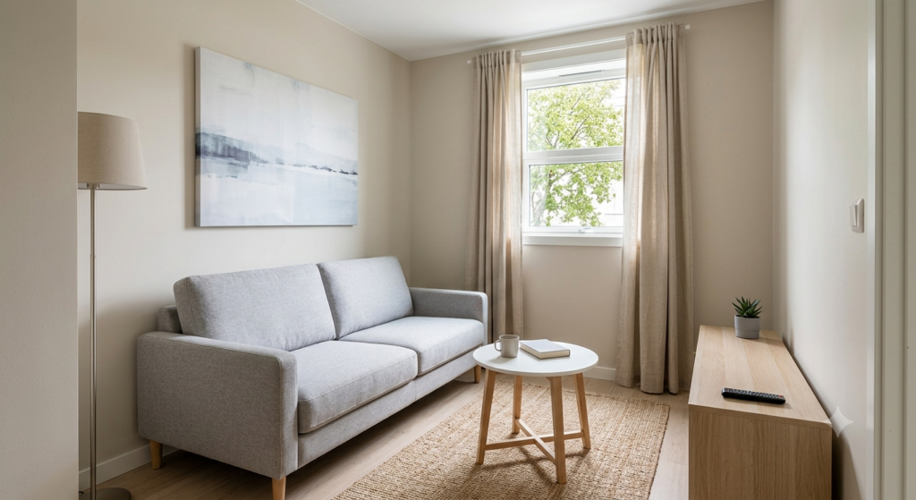 How to make a small apartment feel bigger with smart furniture and lighting